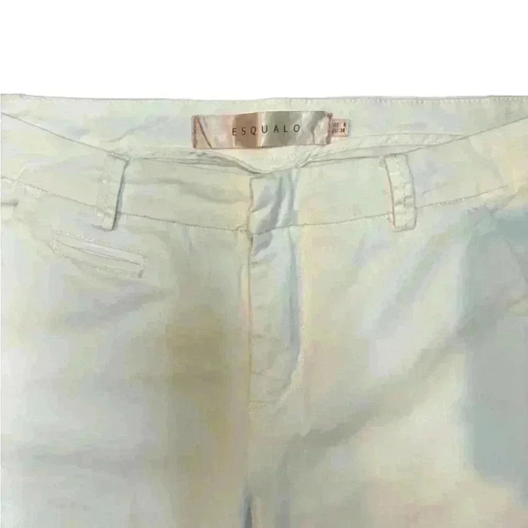 Esqualo Womens Skinny Low Rise Ankle Trouser Jeans Belt Loops White Size 8 - Picture 4 of 5
